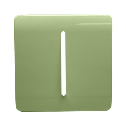 Trendi Switch 1 Gang Spare Faceplate for Modern Designer Light Switch in Moss Green