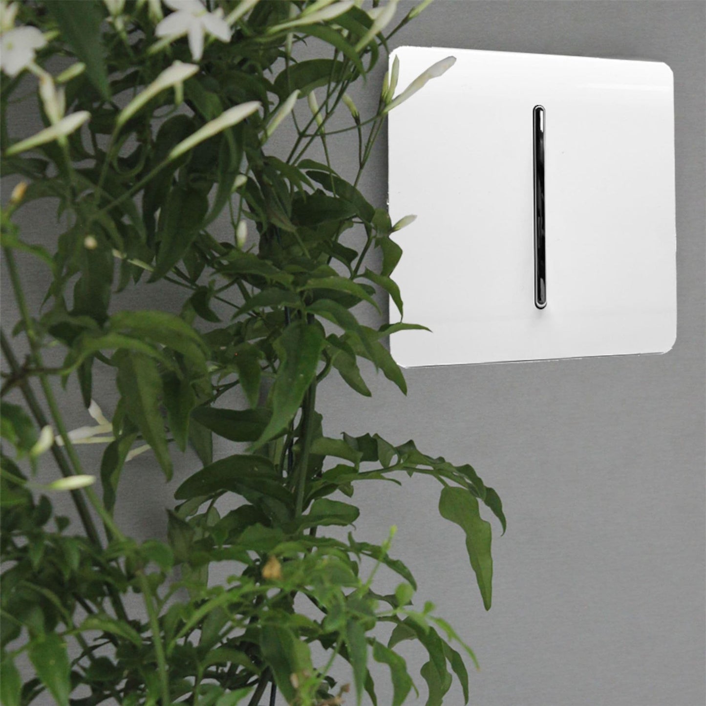 Trendi 1 Gang 2 Way Artistic Modern 10 Amp Rocker Light Switch White ART-SS2WH