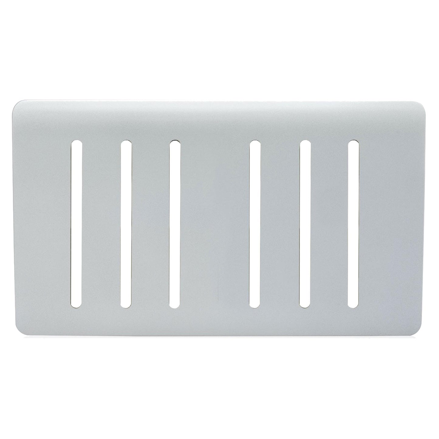 Trendi Switch 6 Gang Spare Faceplate for Modern Designer Light Switch in Platinum Silver