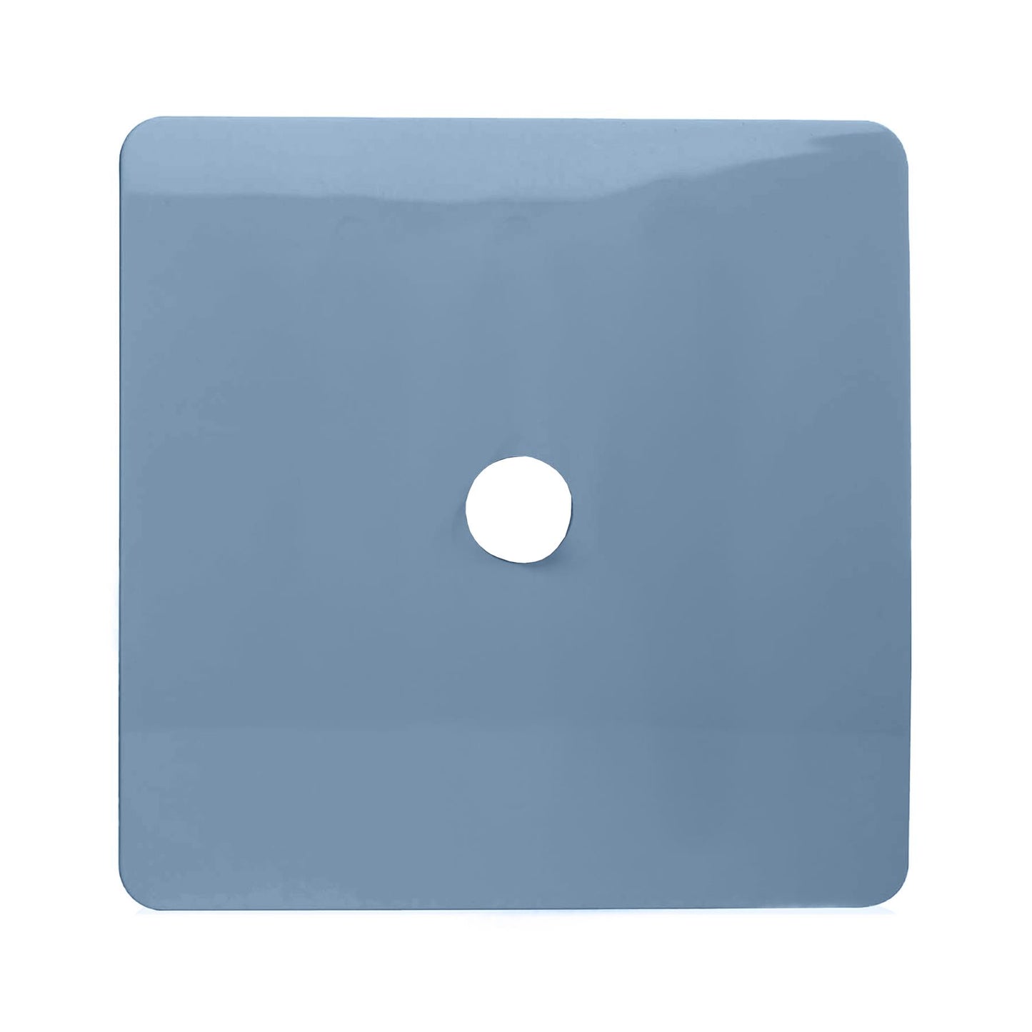 Trendi Switch 1 Gang Spare Faceplate For Co-Axial Modern Designer Television Socket in Sky Blue