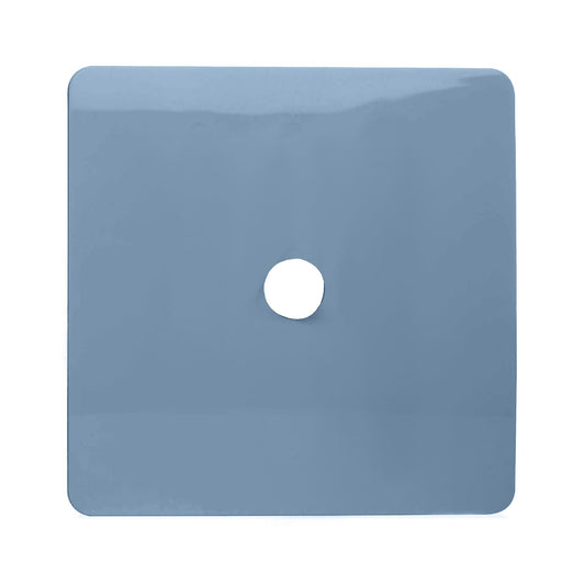 Trendi Switch 1 Gang Spare Faceplate For Co-Axial Modern Designer Television Socket in Sky Blue