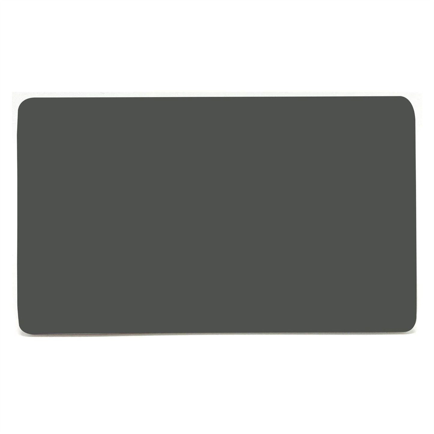 Trendi Switch Double Spare Faceplate For Modern Designer Blanking Plate in Charcoal Grey