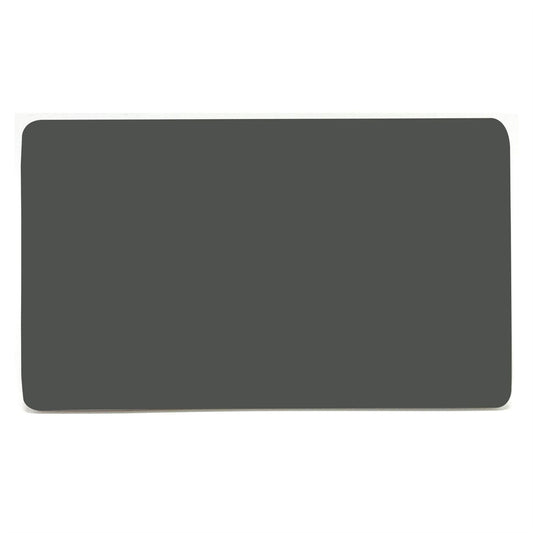 Trendi Switch Double Spare Faceplate For Modern Designer Blanking Plate in Charcoal Grey