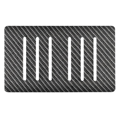 Trendi Switch 6 Gang Spare Faceplate for Modern Designer Light Switch in Carbon Fibre