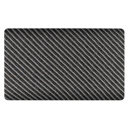 Trendi Switch Double Spare Faceplate For Modern Designer Blanking Plate in Carbon Fibre