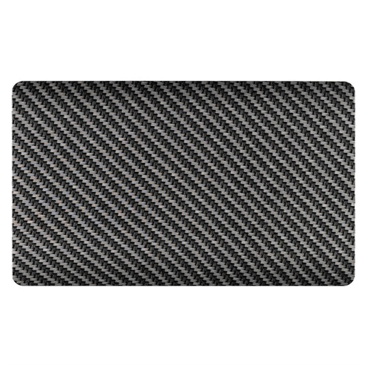 Trendi Switch Double Spare Faceplate For Modern Designer Blanking Plate in Carbon Fibre