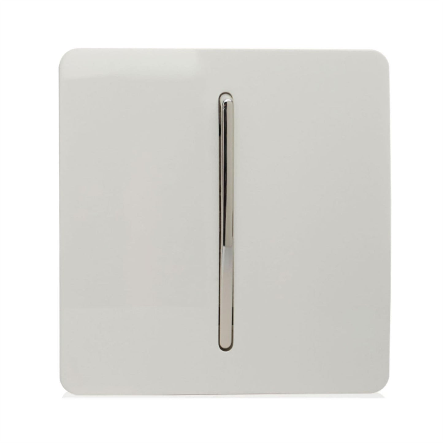Trendi 1 Gang 2 Way Artistic Modern 10 Amp Rocker Light Switch White ART-SS2WH