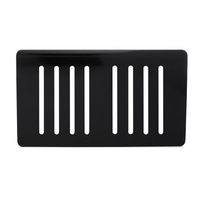 Trendi Switch 8 Gang Spare Faceplate for Modern Designer Light Switch in Piano Black