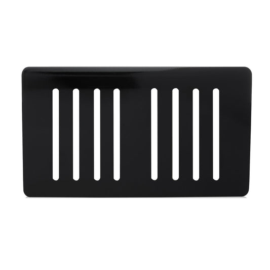 Trendi Switch 8 Gang Spare Faceplate for Modern Designer Light Switch in Piano Black